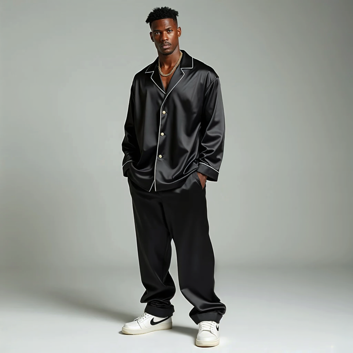 Noir Delight Men Pajamas