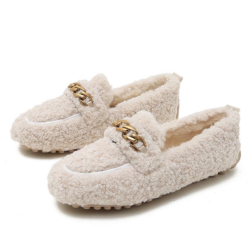 Manuela White Loafers