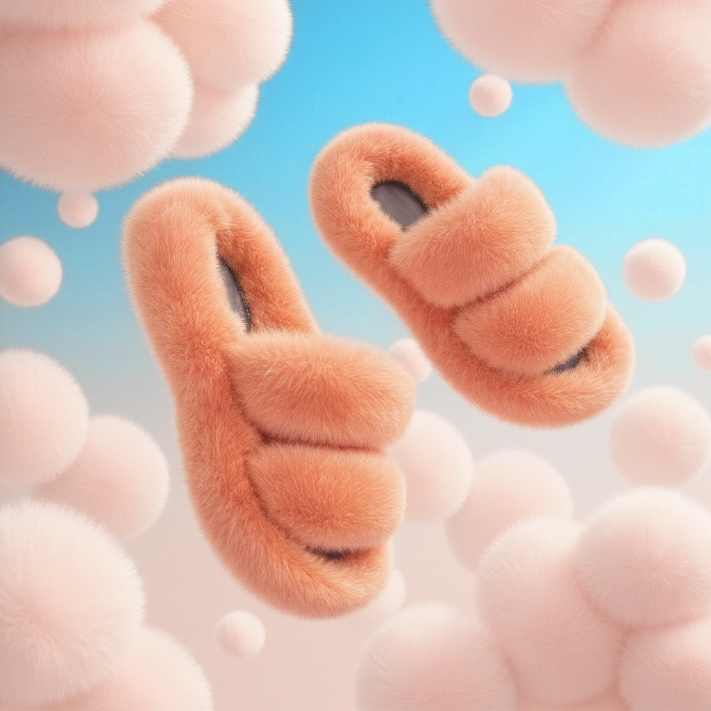 Peach Sorbet Slippers