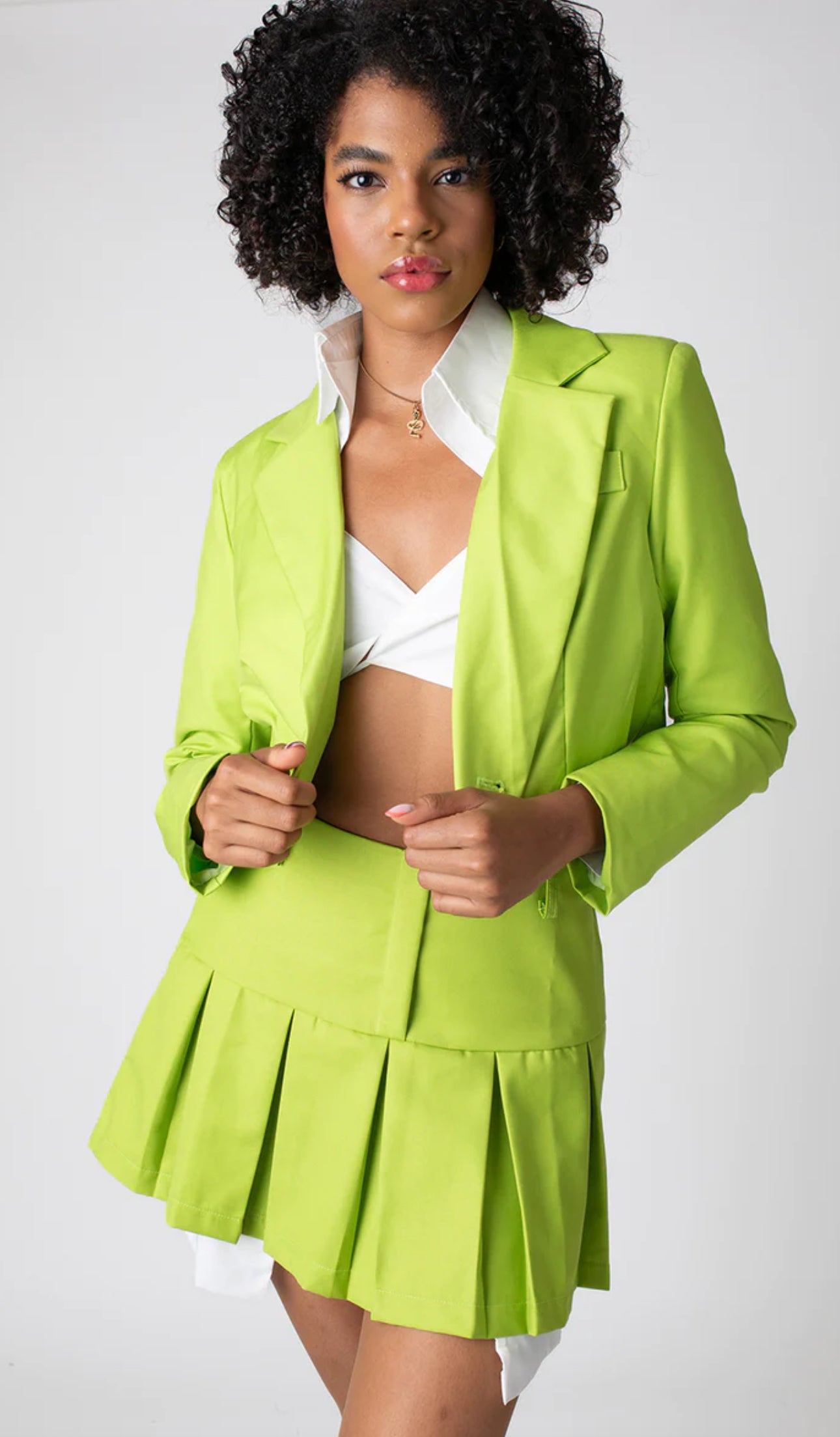 Irina Lime Suit