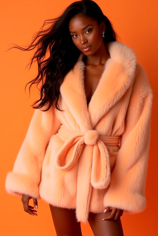 Peach Sorbet Robe