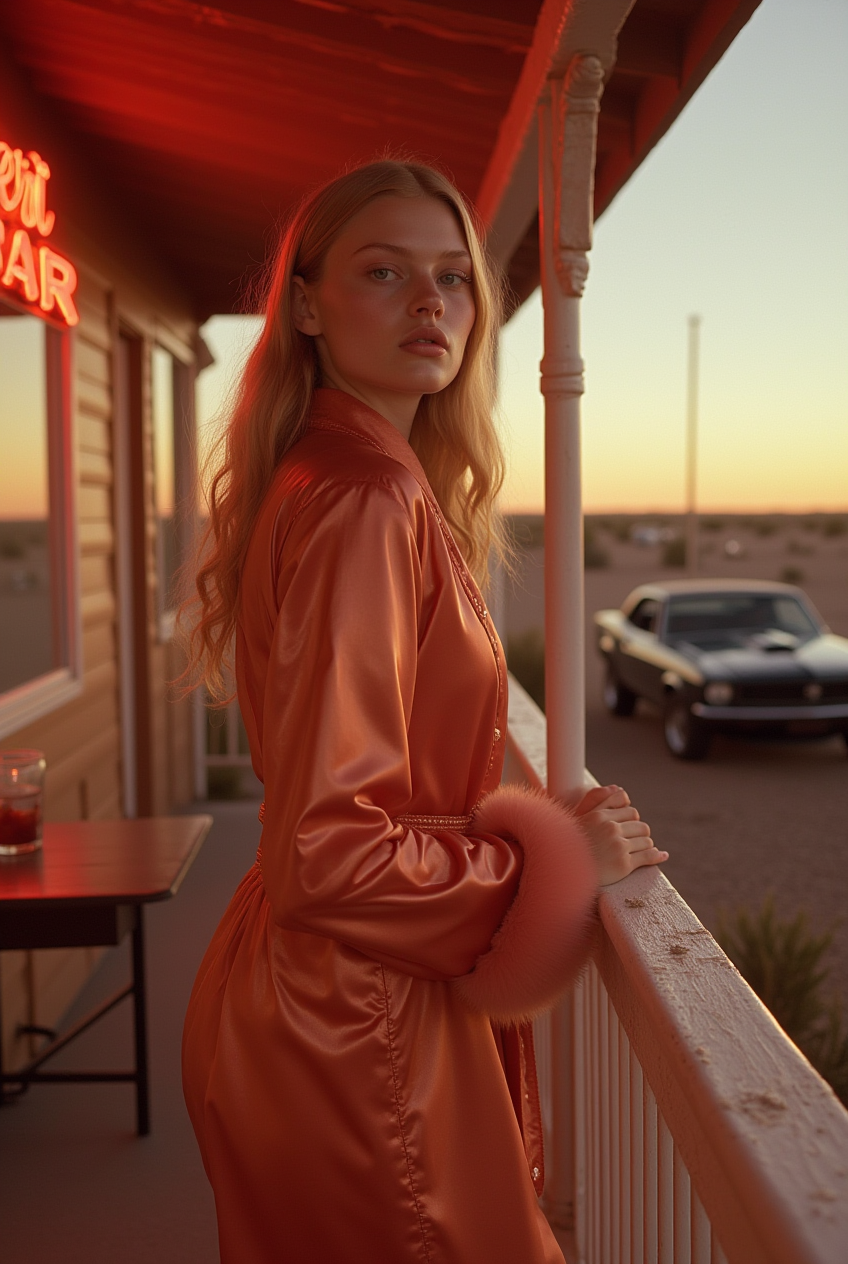 Peach Robe