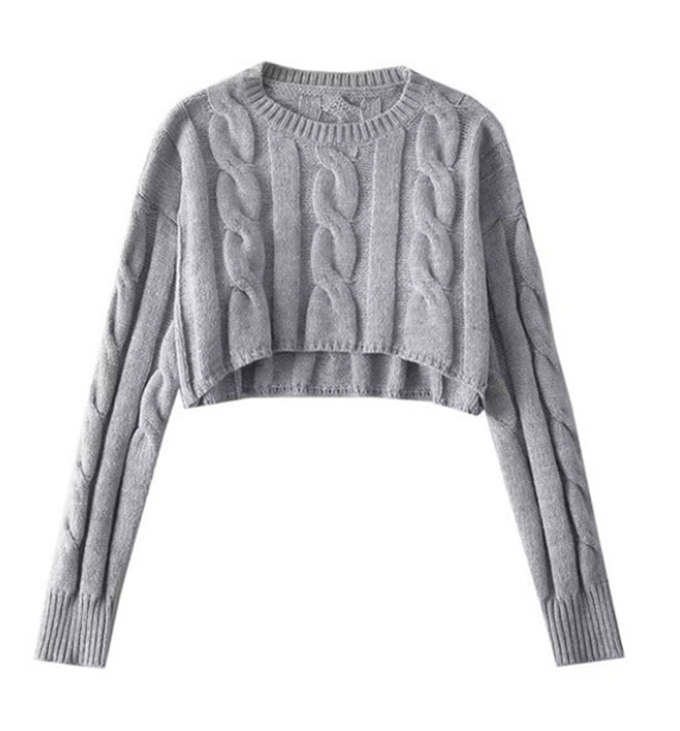 The Amira Grey  Sweater