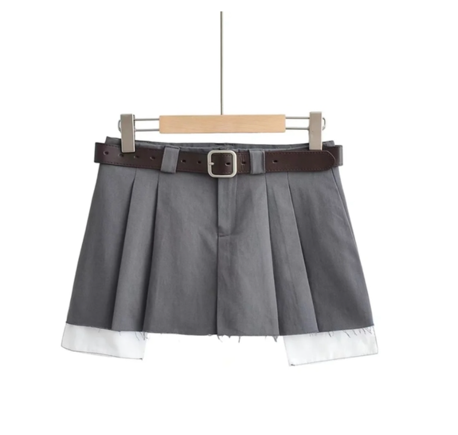 Amira Grey Skirt