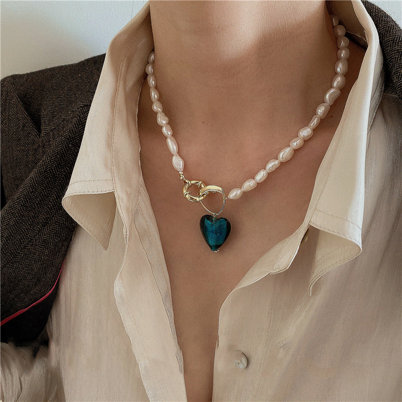 Heart Pearls Necklace