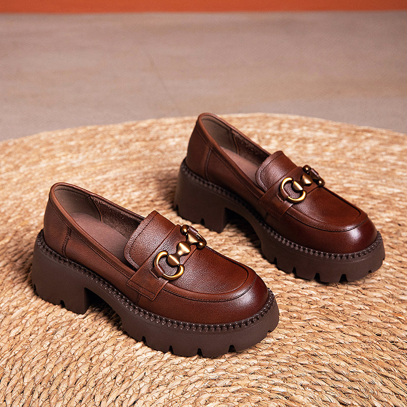 Mandy Brown Loafers