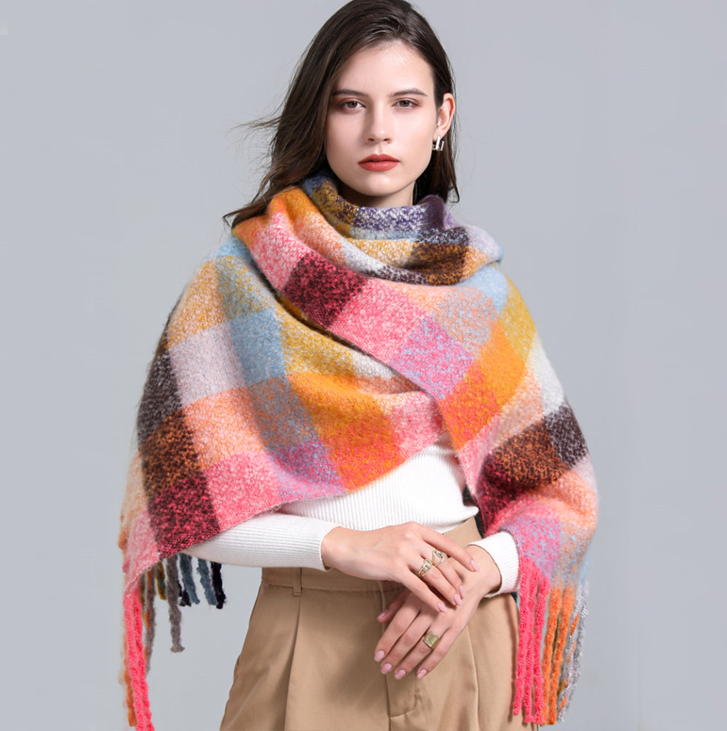 The Colorful Pink Scarf – Khepris Jewels