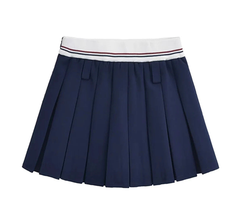 Priscila Navy Skirt