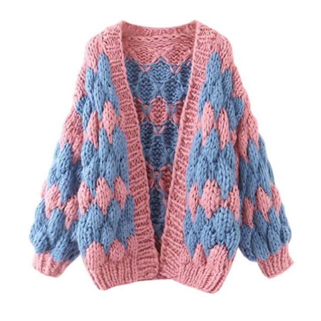 The Pink Puffs Cardigan
