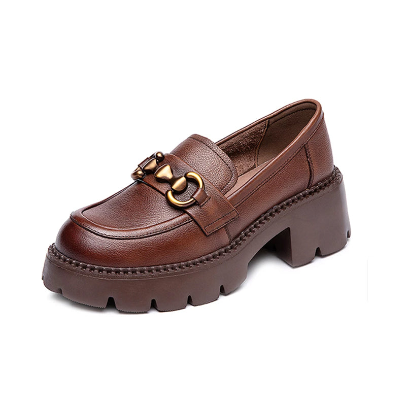 Mandy Brown Loafers